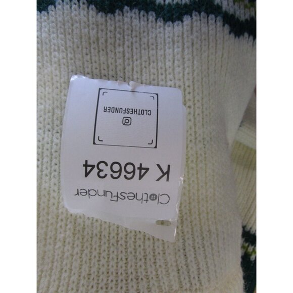 VINTAGE Fall River Knitting Mills Sweater Medium Cardigan 60s Shawl * - Picture 9 of 9